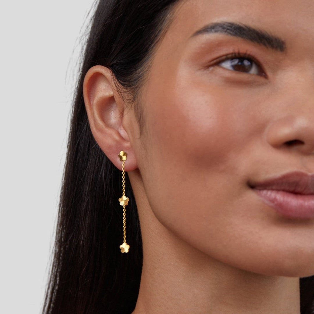 Flower Drop Earrings