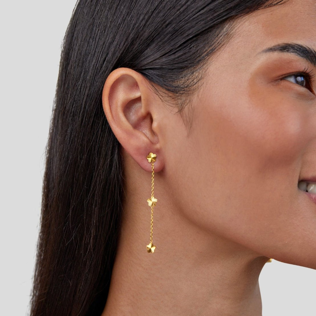Flower Drop Earrings