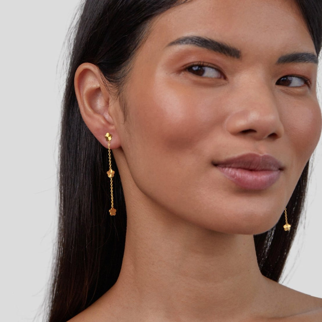 Flower Drop Earrings