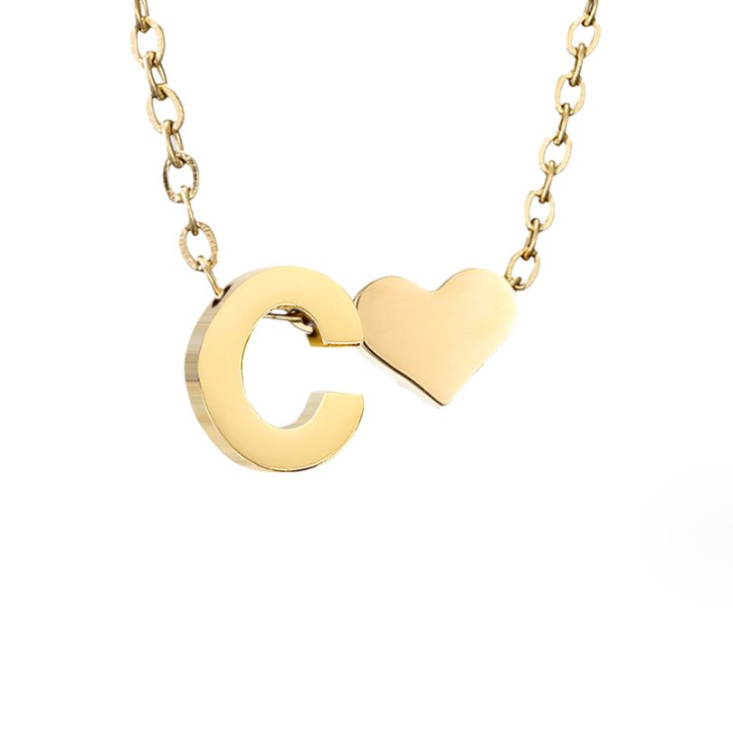 Love Letter Gold Necklace