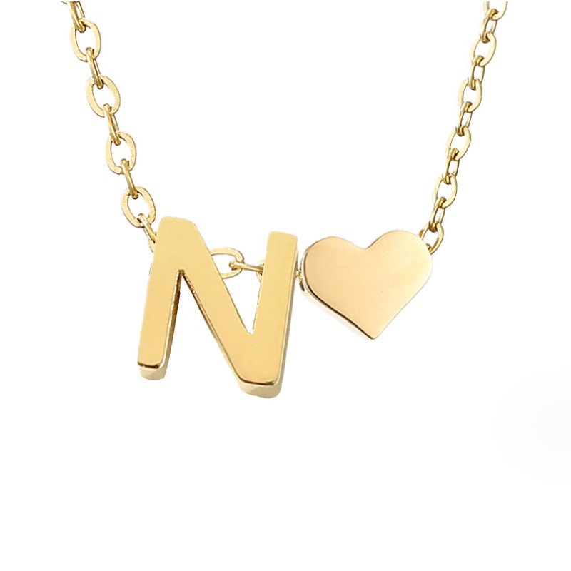 Love Letter Gold Necklace
