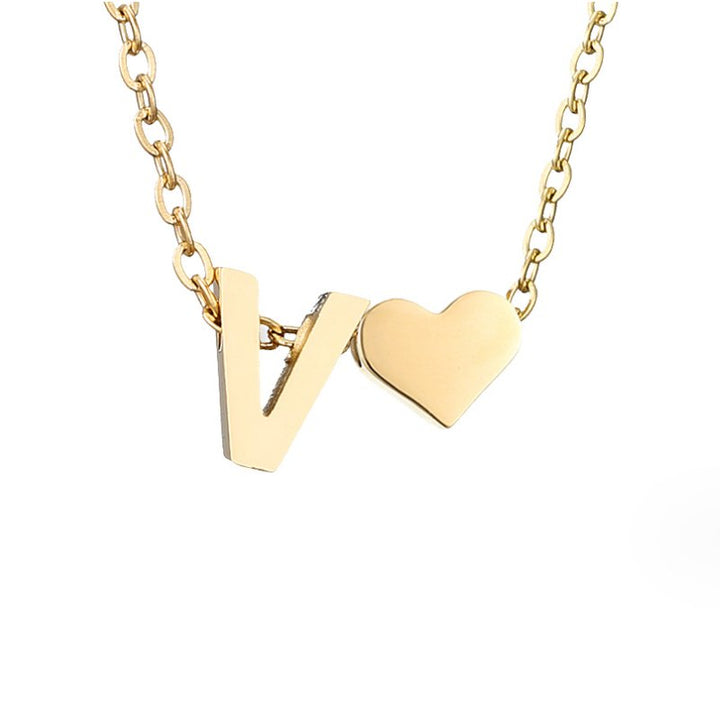 Love Letter Gold Necklace