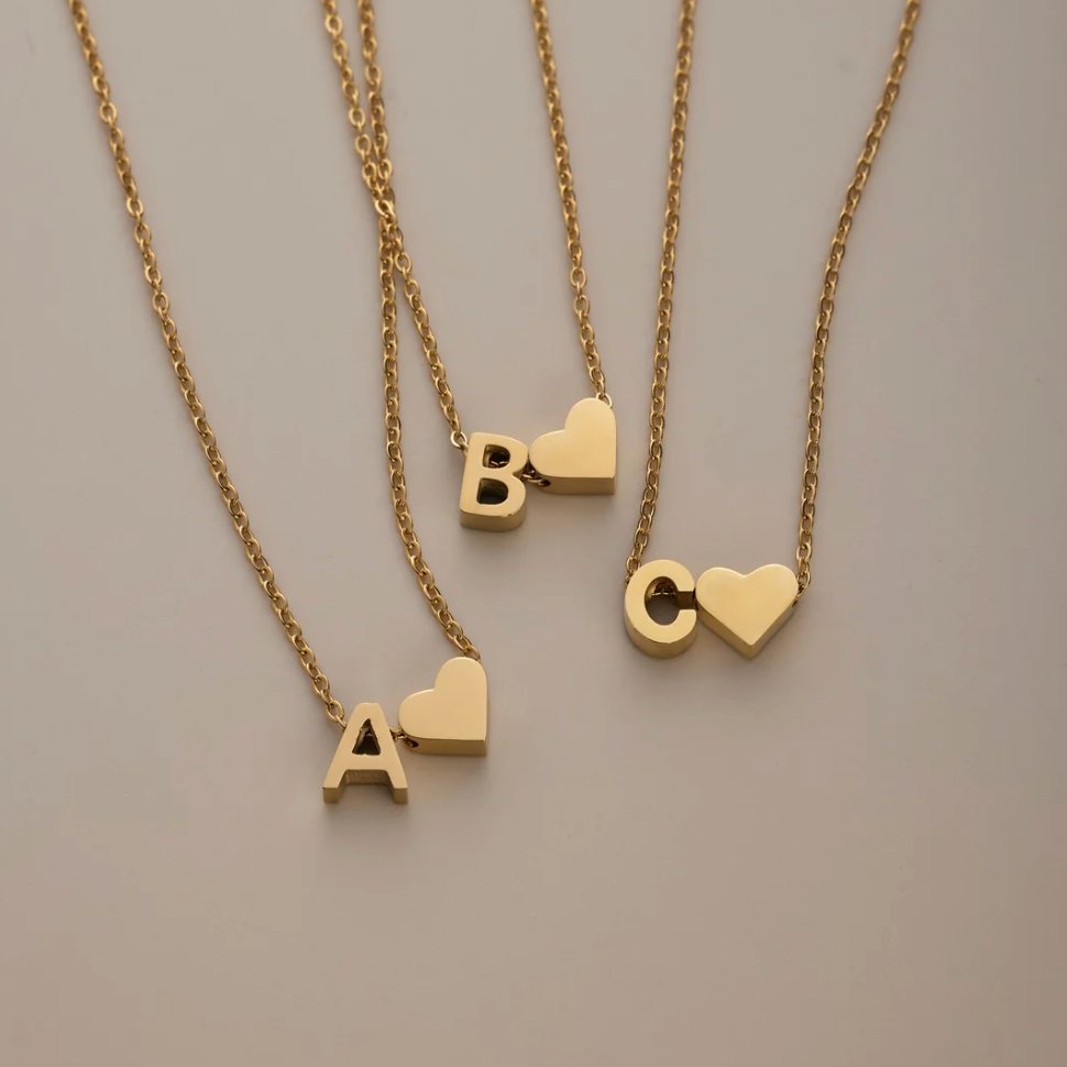 Love Letter Gold Necklace