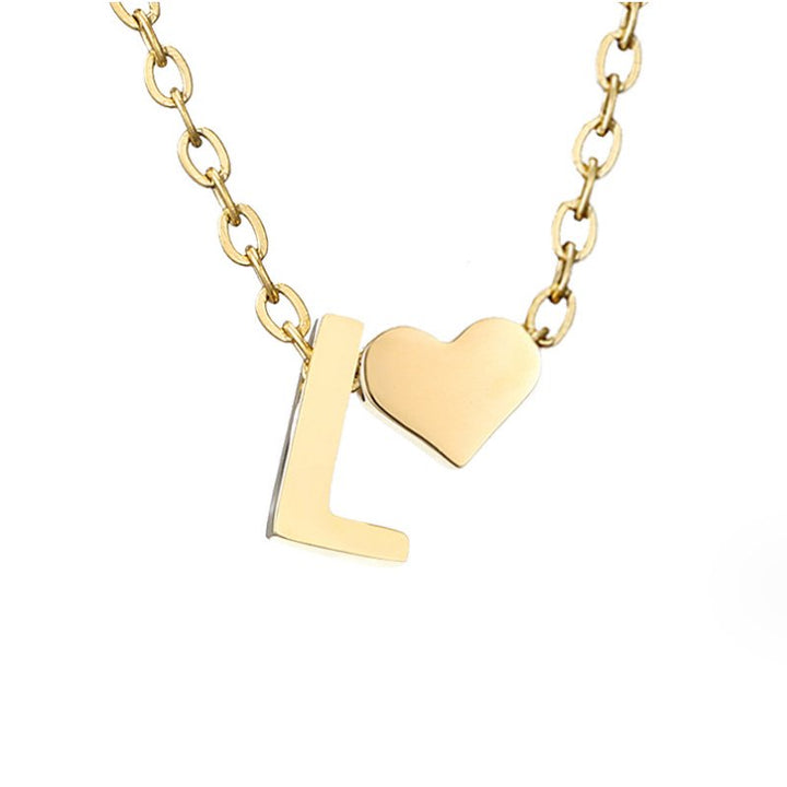 Love Letter Gold Necklace