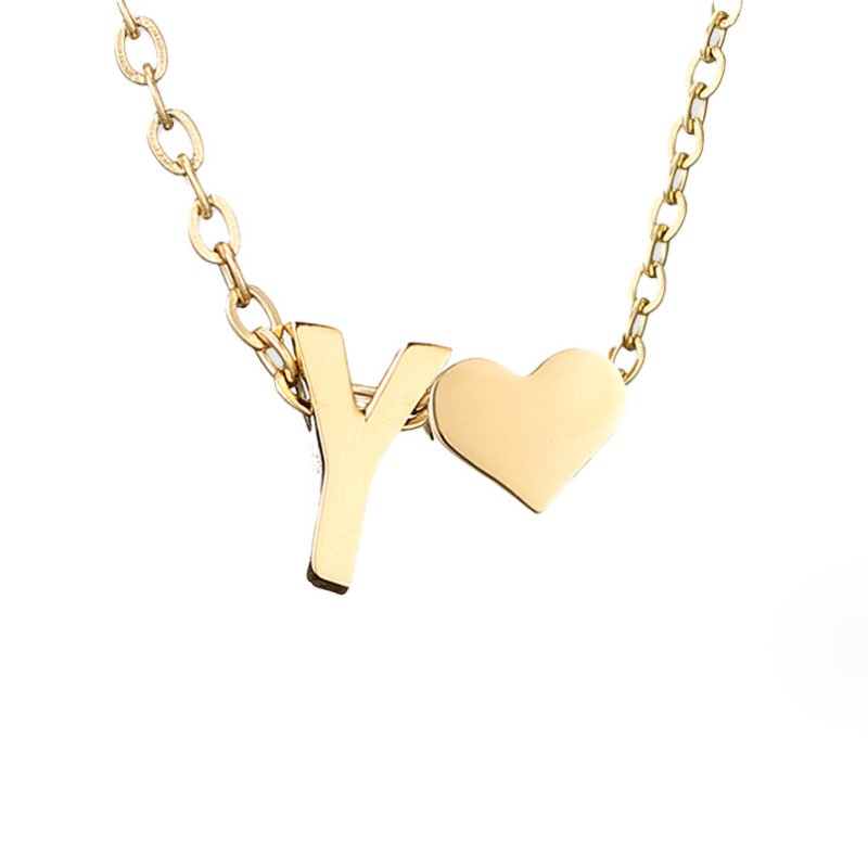 Love Letter Gold Necklace