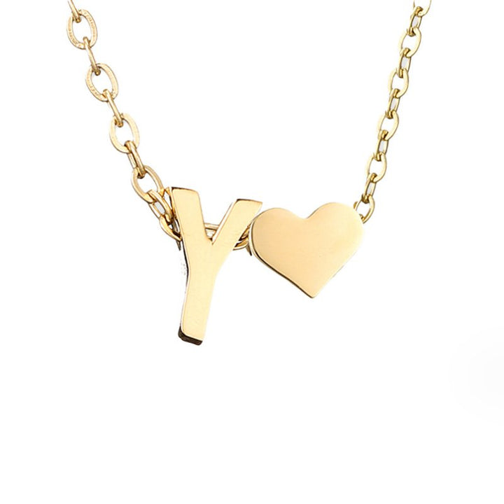Love Letter Gold Necklace