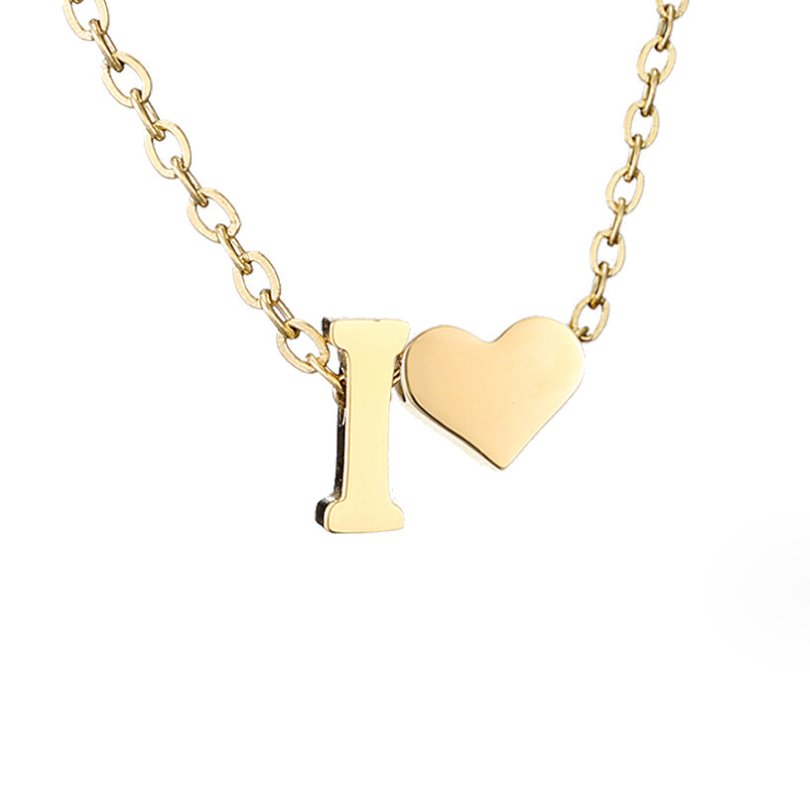 Love Letter Gold Necklace