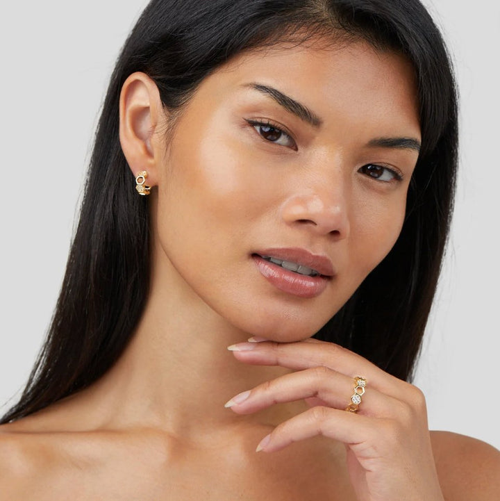 Special design Gold & Crystal Ring