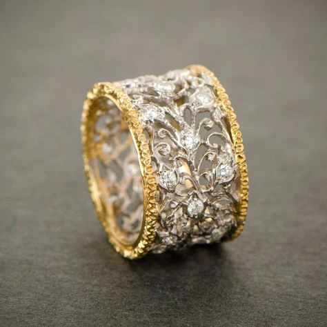 Vintage Zirconia Special Detail Ring
