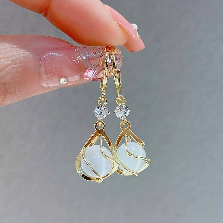 Opal Gold Touch Glamour Earrings