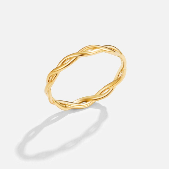 Gold Twist Ring
