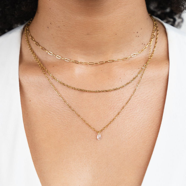 Jena Triple Chain Necklace