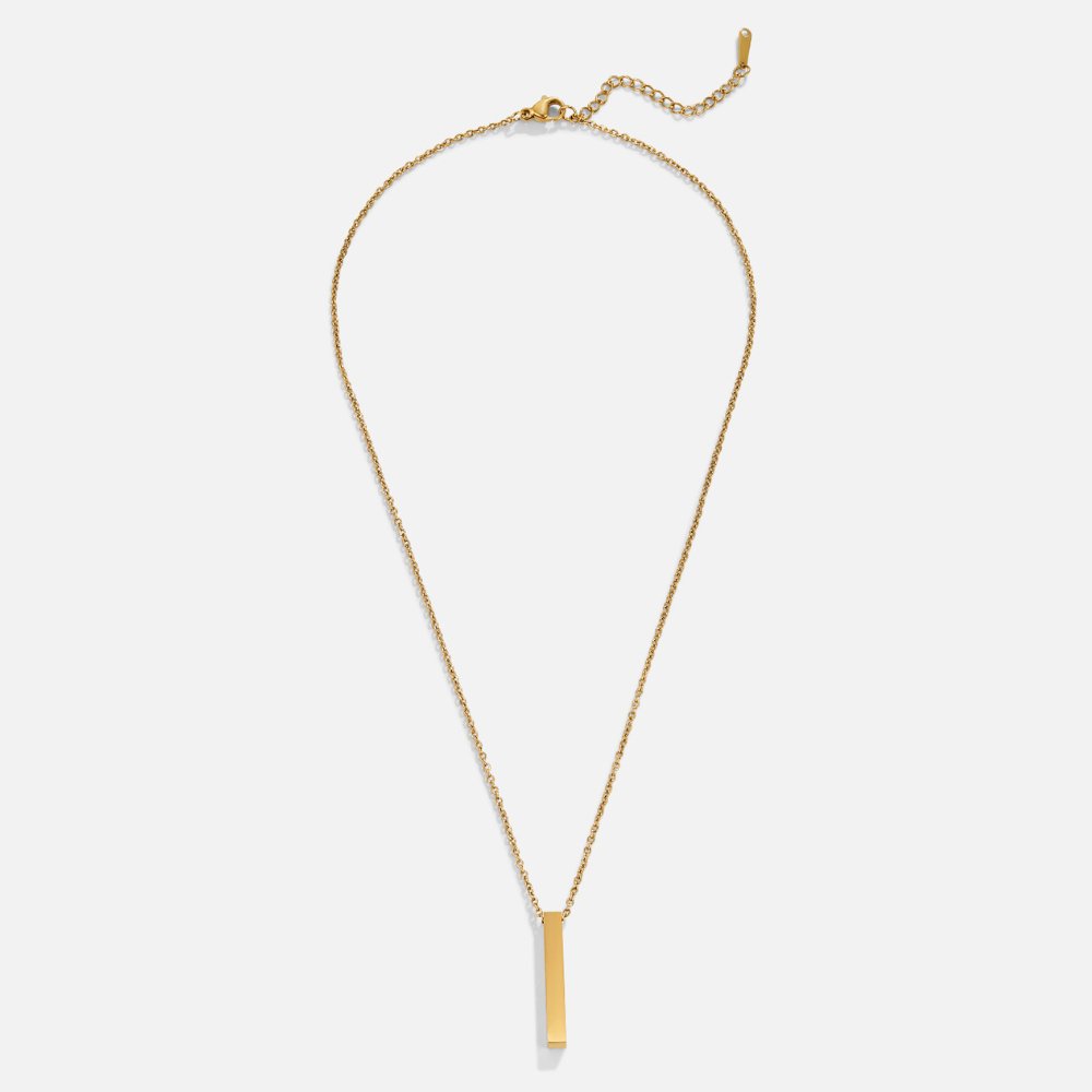 Lala Gold Bar Necklace