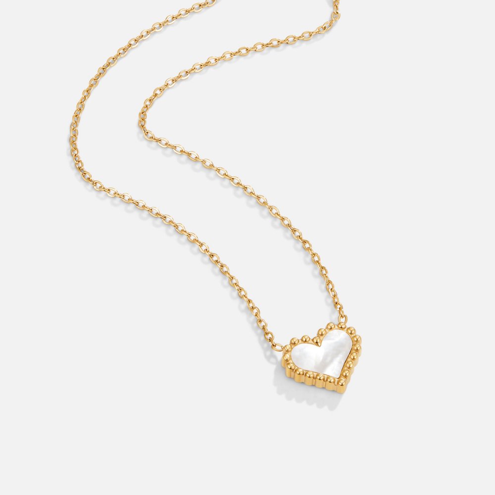Lois Stone Heart Necklace