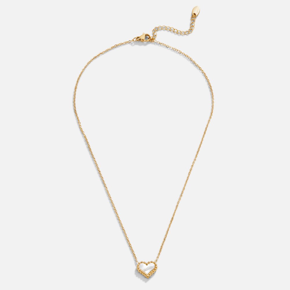 Lois Stone Heart Necklace