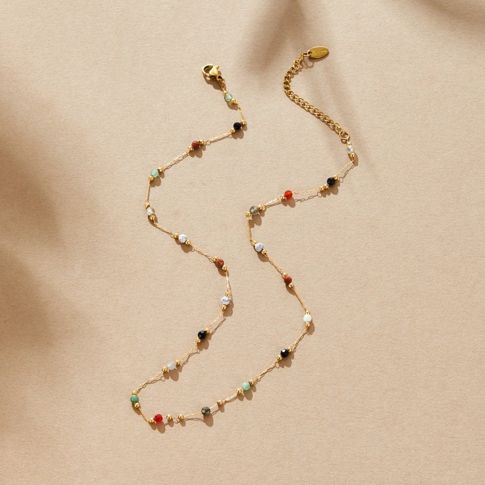 Handmade Stone Detail Necklace