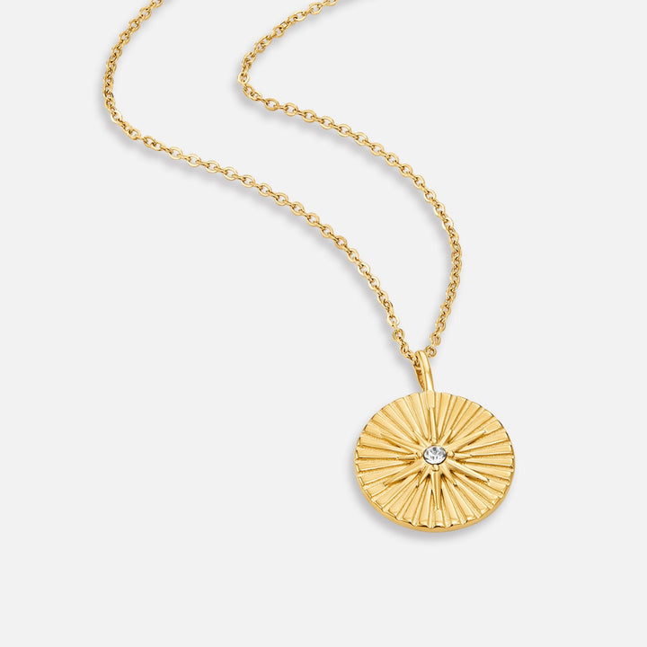 Unique Starburst Coin Necklace