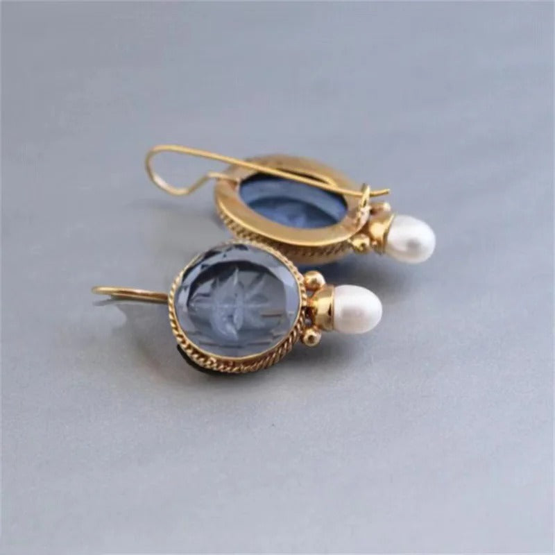 Queen Seablue Classic Pearl Earrings