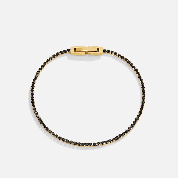 Midnight Black Crystal Bracelet