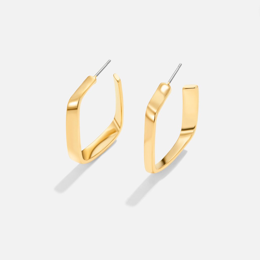 Geometric Hoop Earrings