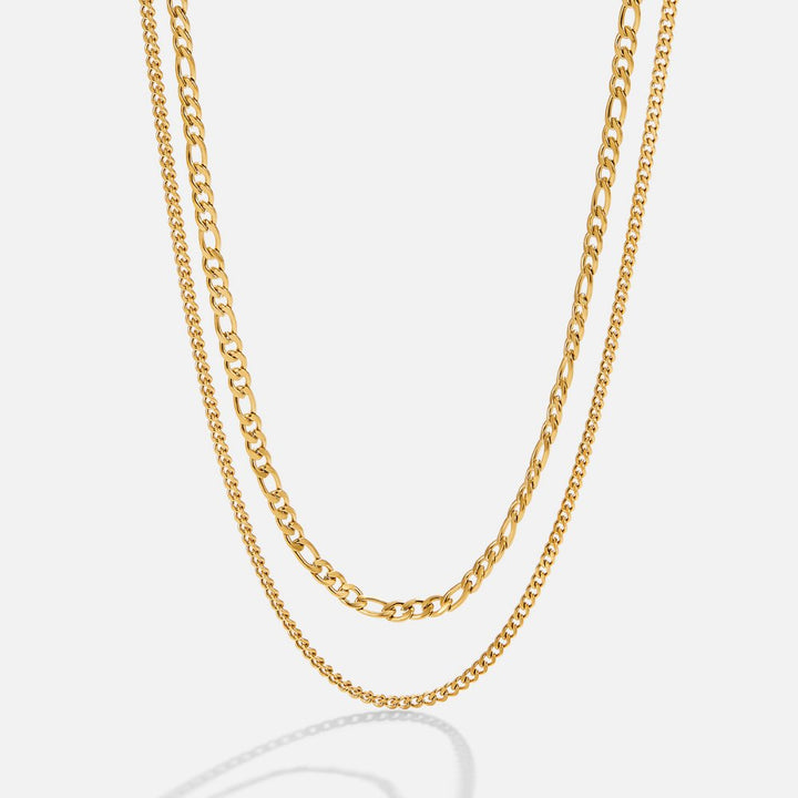 Mira Double Chain Necklace