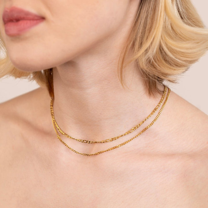 Mira Double Chain Necklace