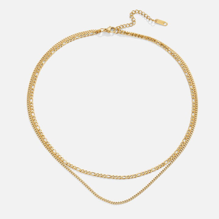 Mira Double Chain Necklace