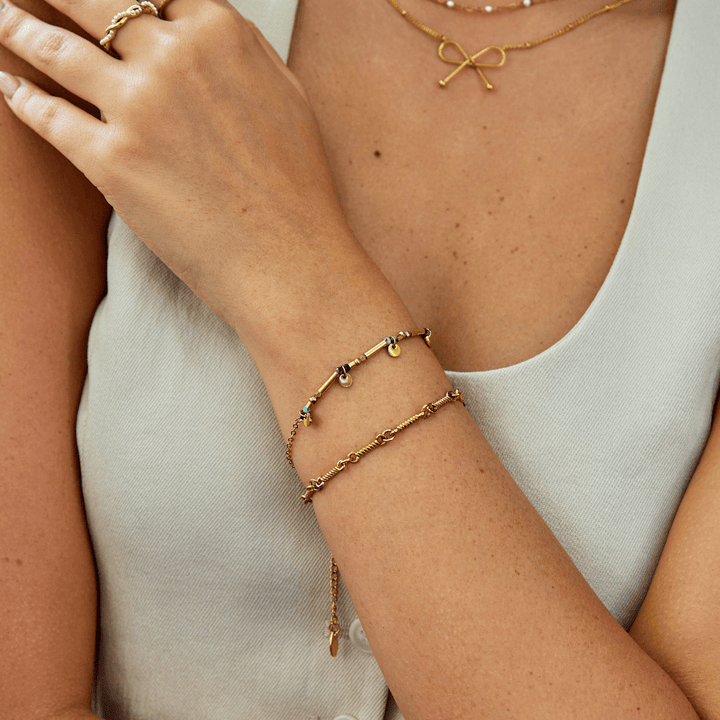 Gold Soft Touched Elements Bracelet