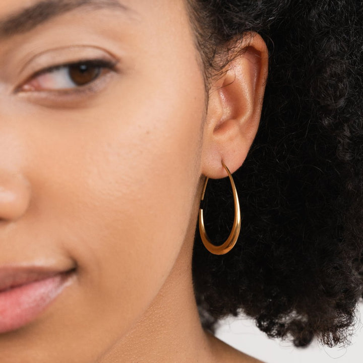 Gold Hoop Earrings