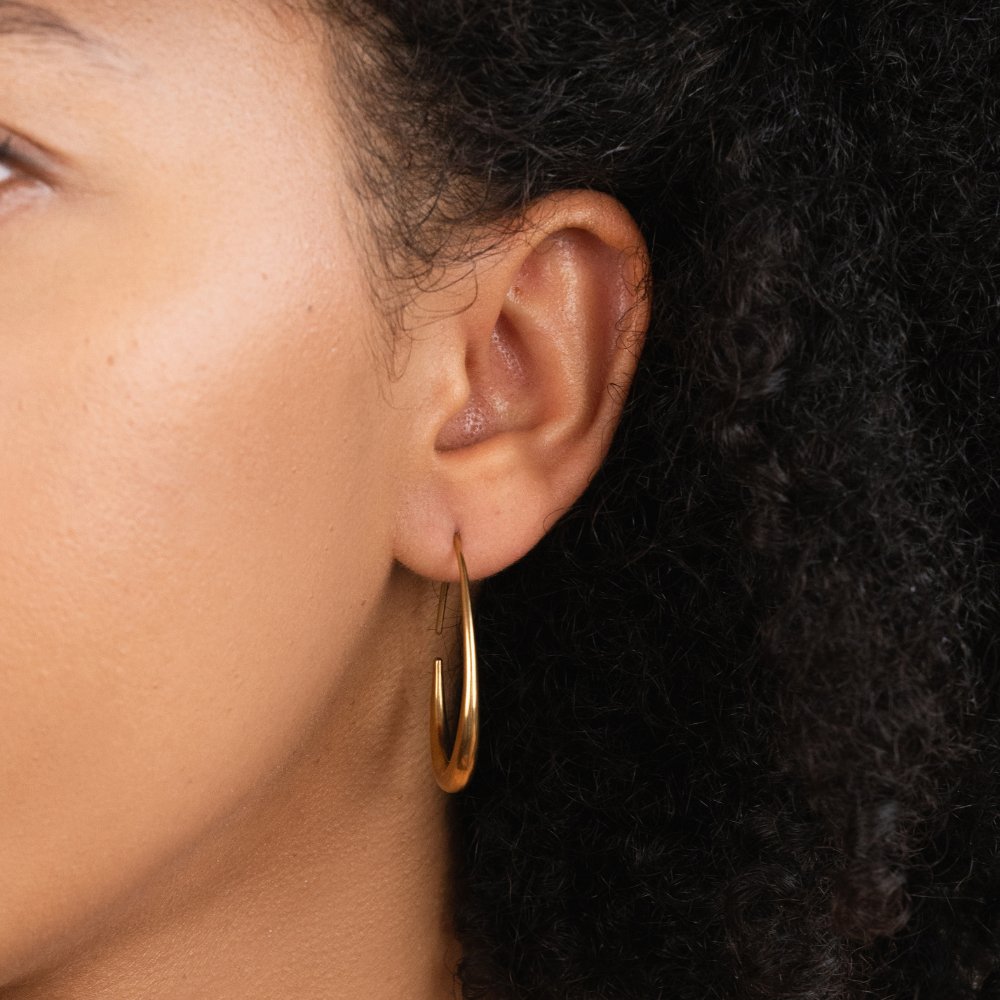 Gold Hoop Earrings