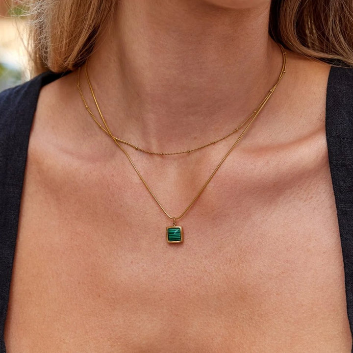 Ocean detail Chic Gold Necklace