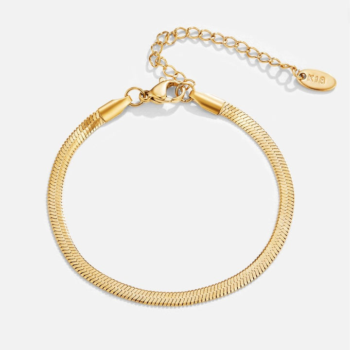 Snake Chain Gold Bracelet