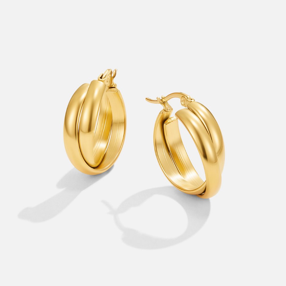 Nala Gold Hoop Earrings