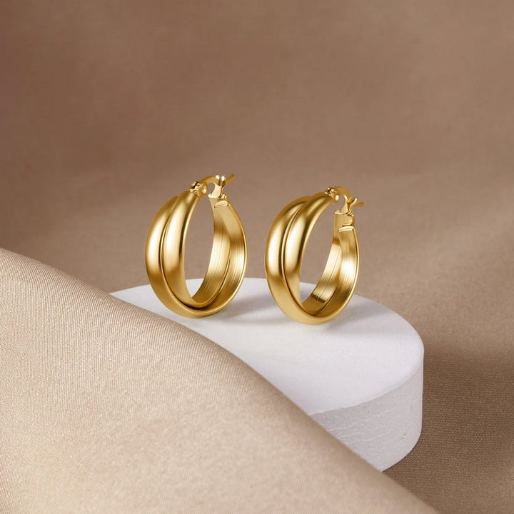 Nala Gold Hoop Earrings