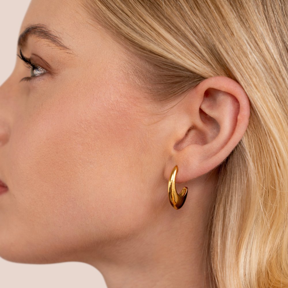 Simply Gold Hoop Earrings