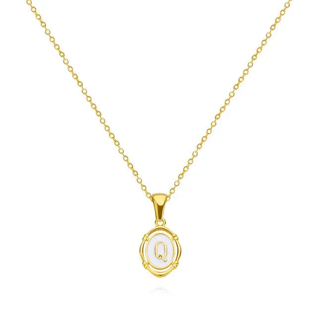 Classy Gold Letter Necklace