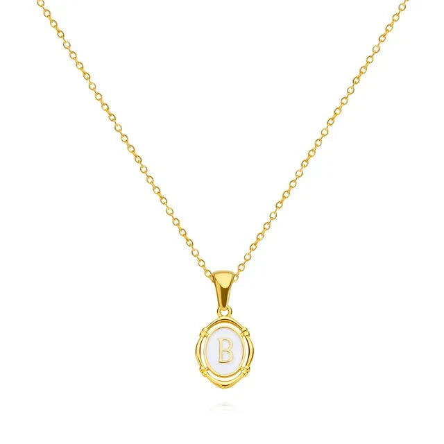 Classy Gold Letter Necklace