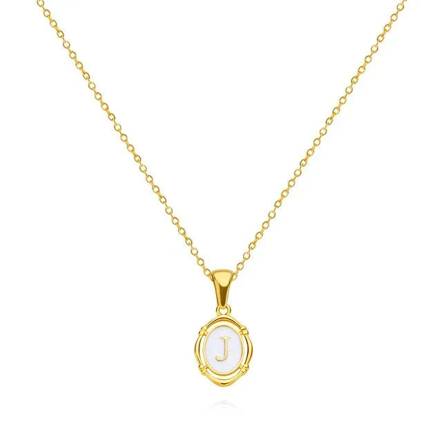 Classy Gold Letter Necklace