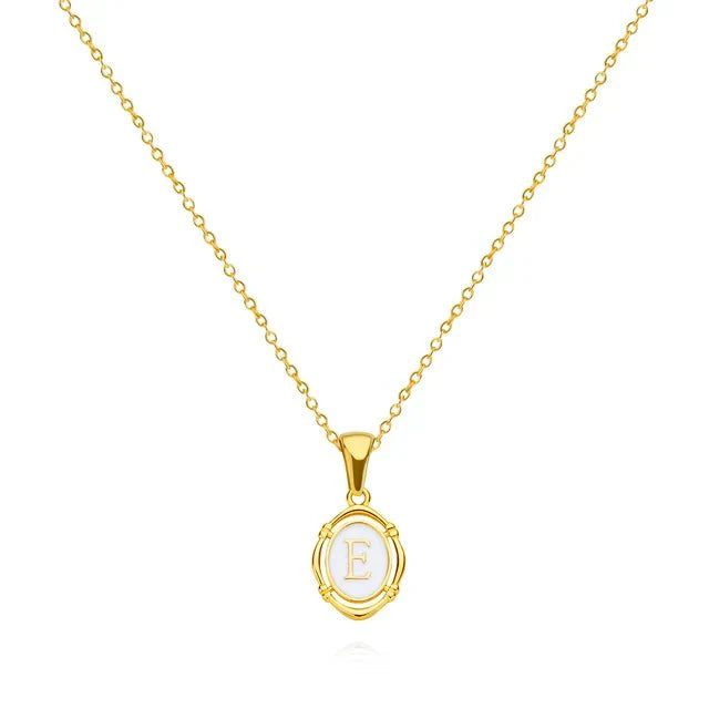 Classy Gold Letter Necklace
