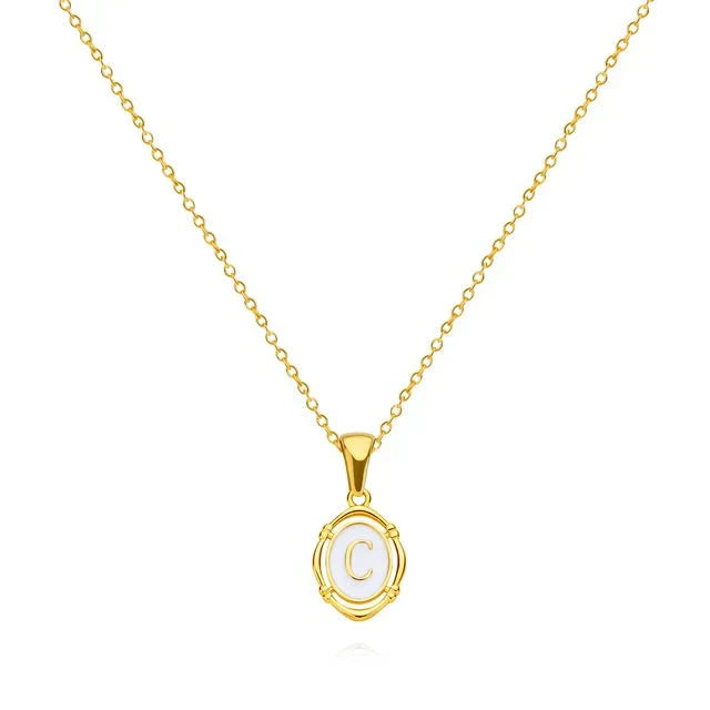Classy Gold Letter Necklace