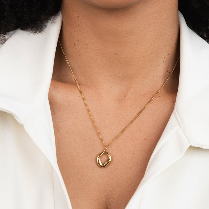 Geometric Gold Necklace